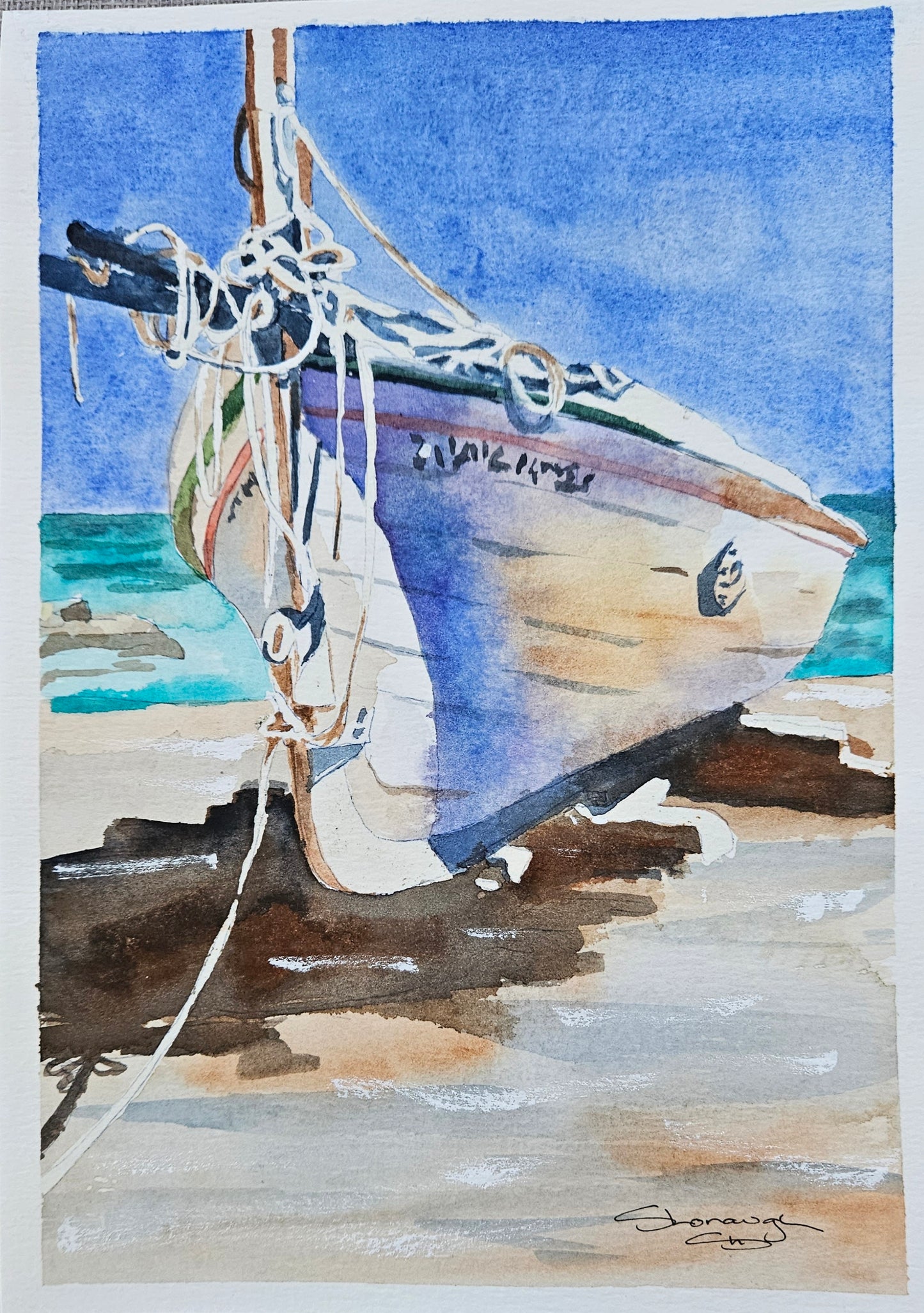 Art - 'A Boats Rest'
