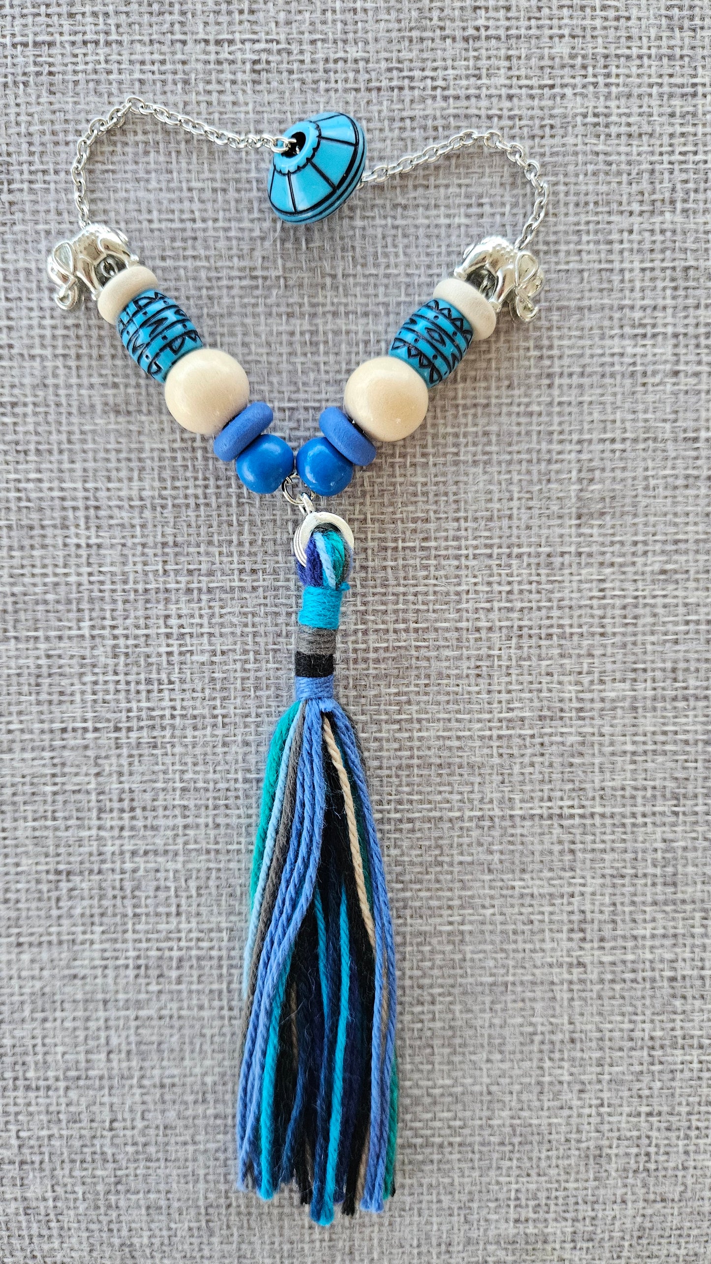 Mindfull Meditation Beads - 'Blue Skye'