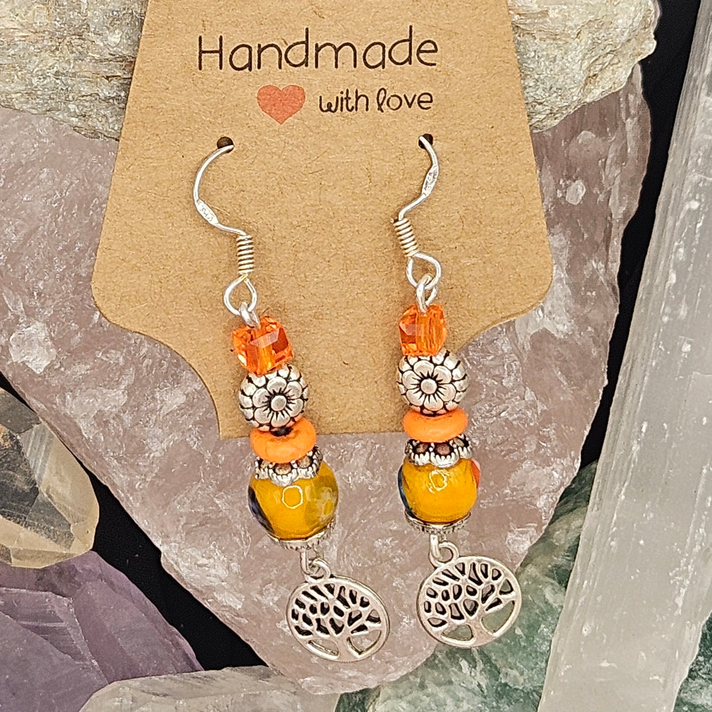 Earrings - Murano/Millefiori Beads from Italy