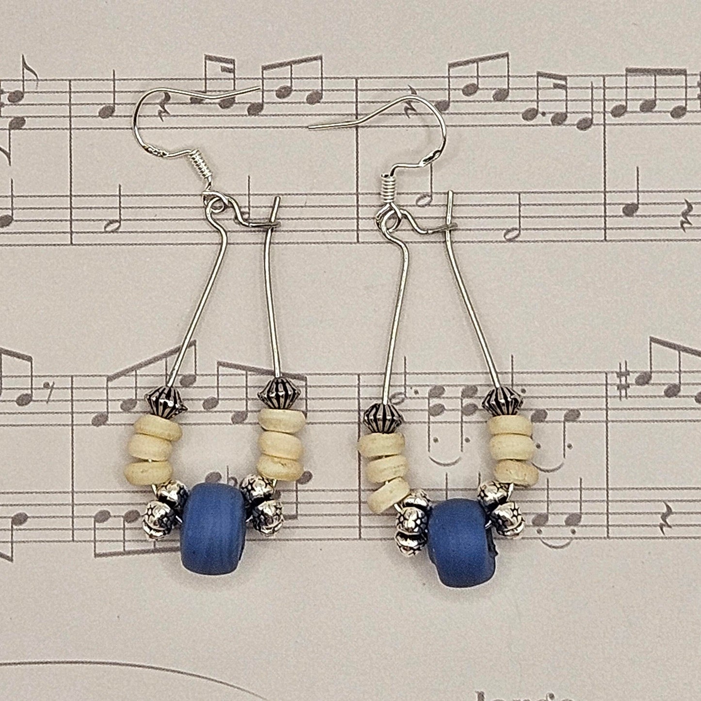 Earrings - Glass Bead - 1