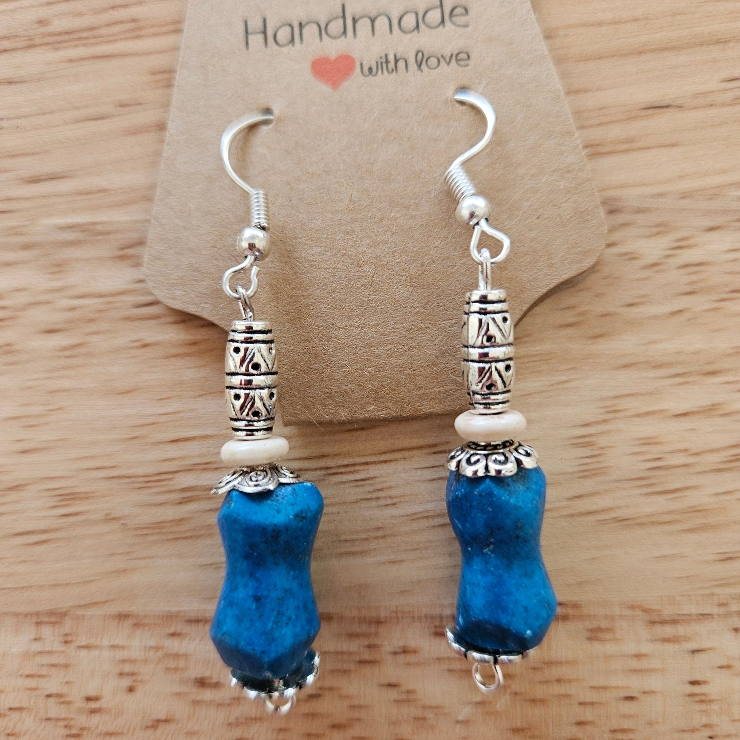 Earrings - Trade/Gemstone Beads