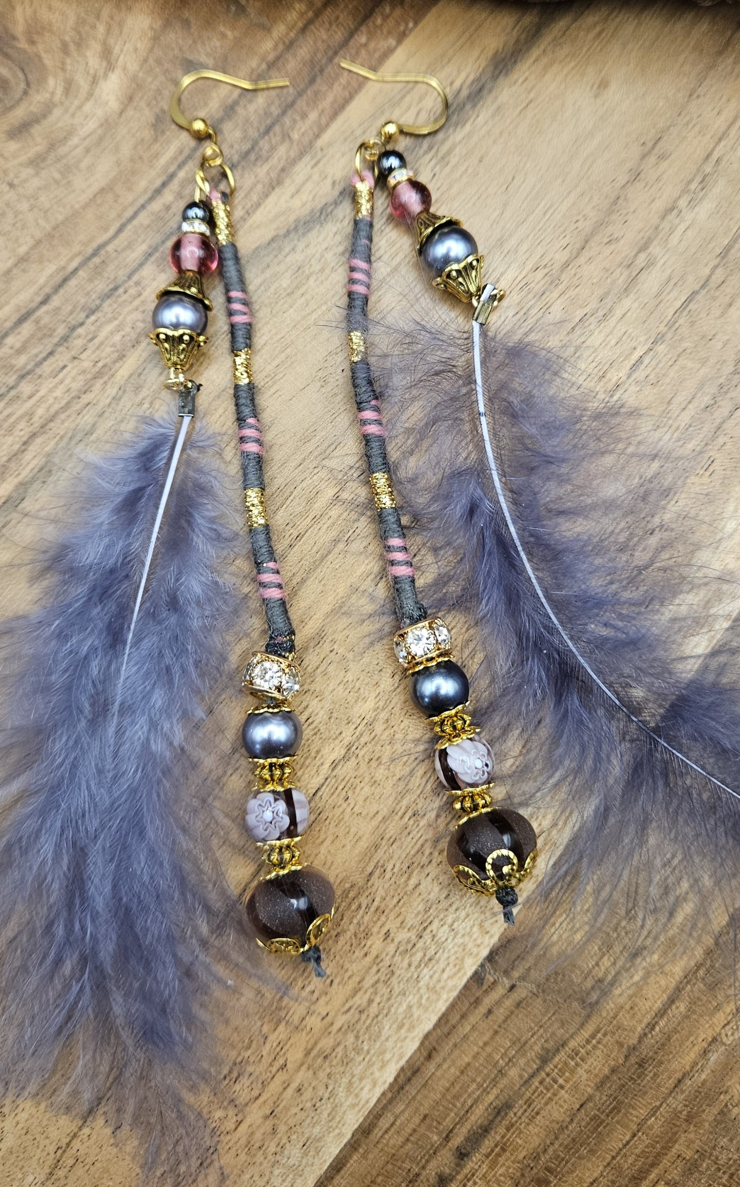 Hairwrap Earrings - Mr Gray