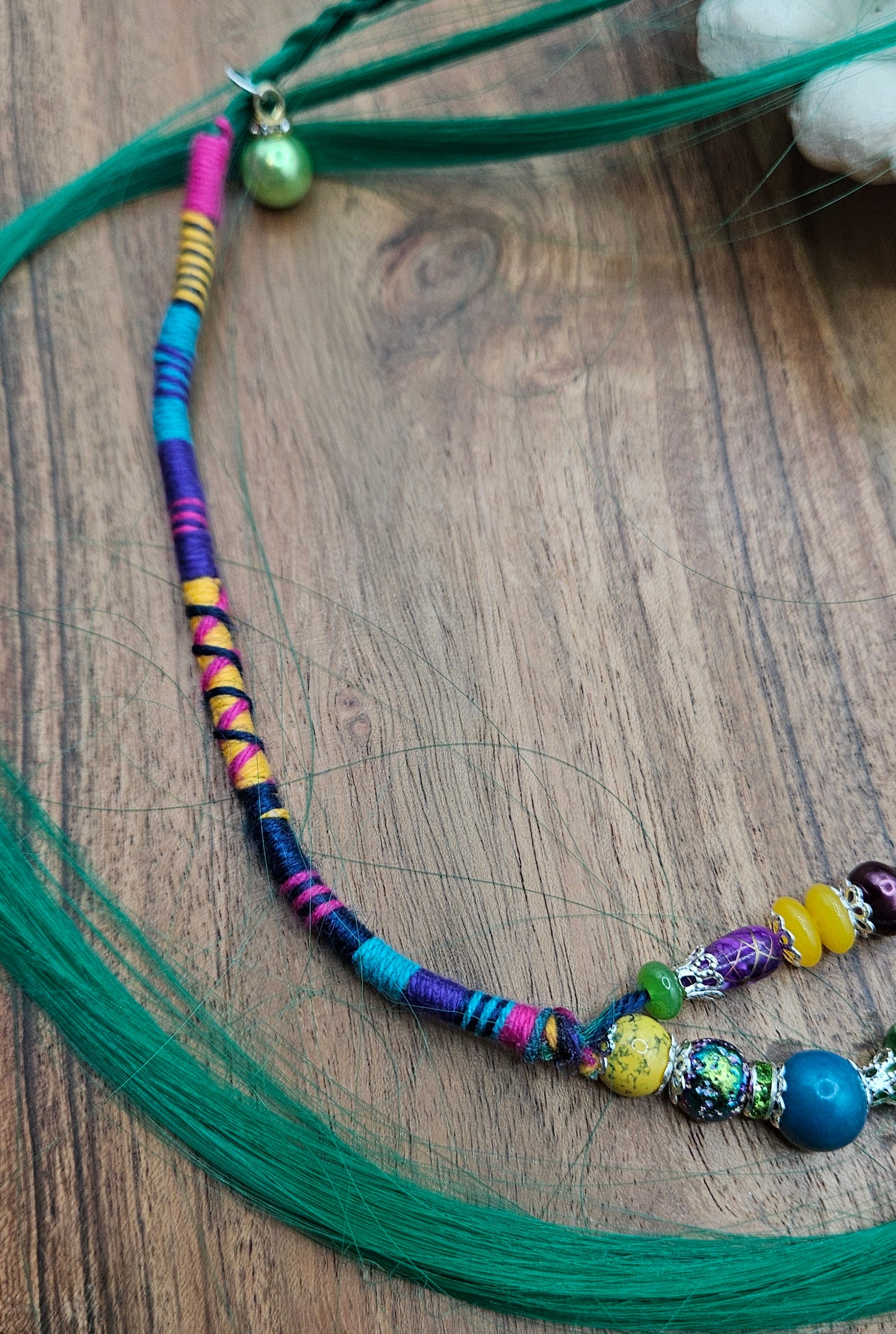 Hairwraps - Green clover