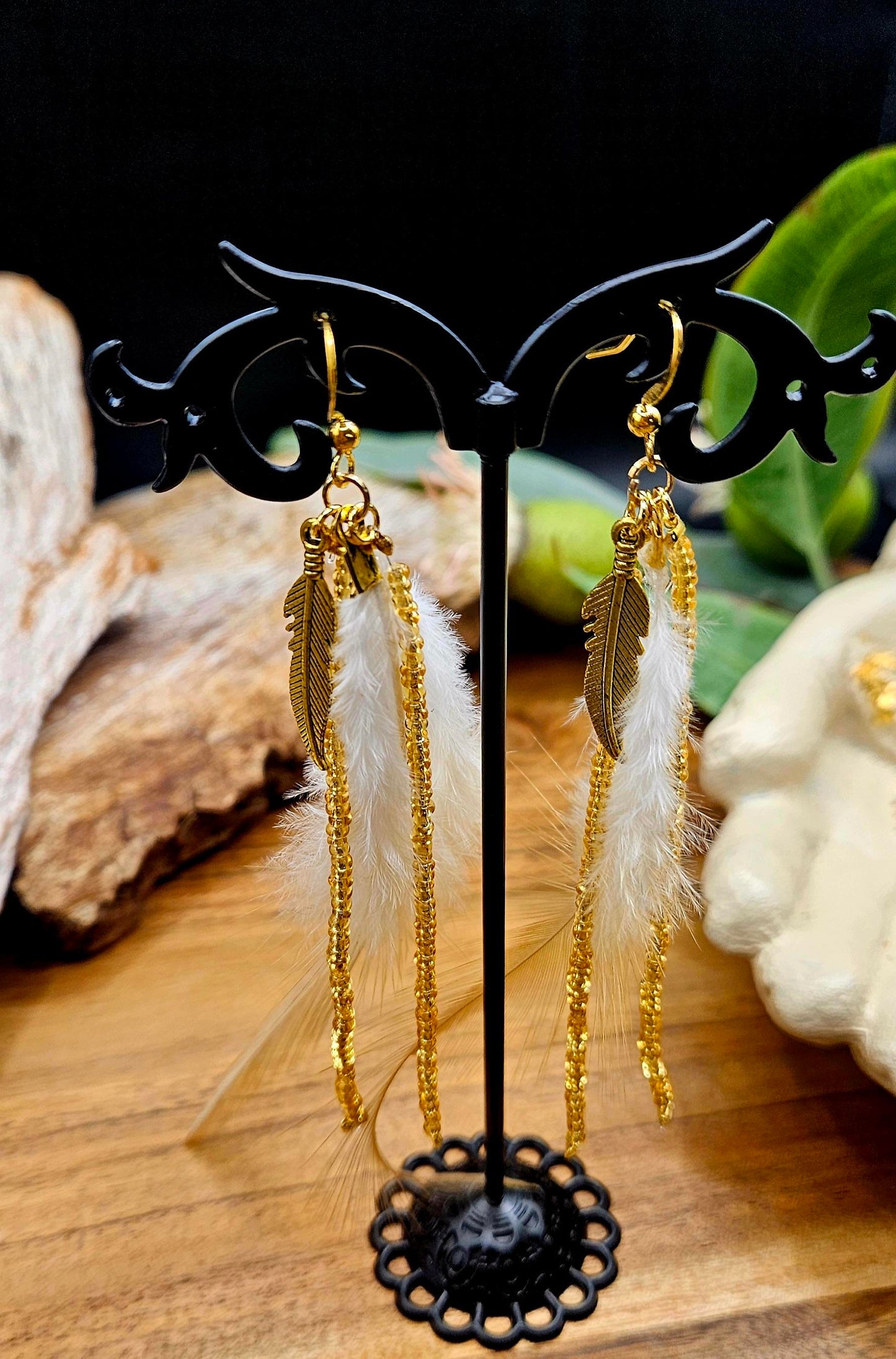 Hairwrap Earrings - Elegant