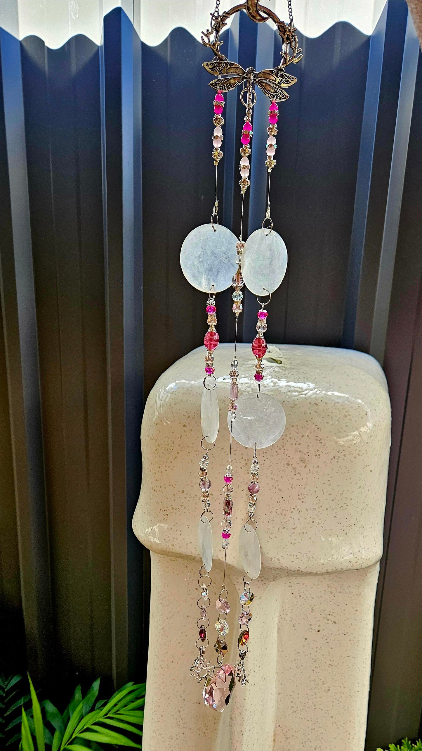 Suncatchers/Windchime - Pink Dragonfly