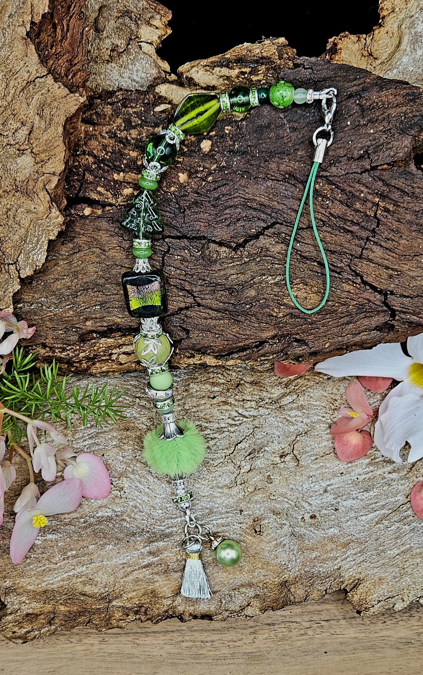 Phone Charm - Green Mamba