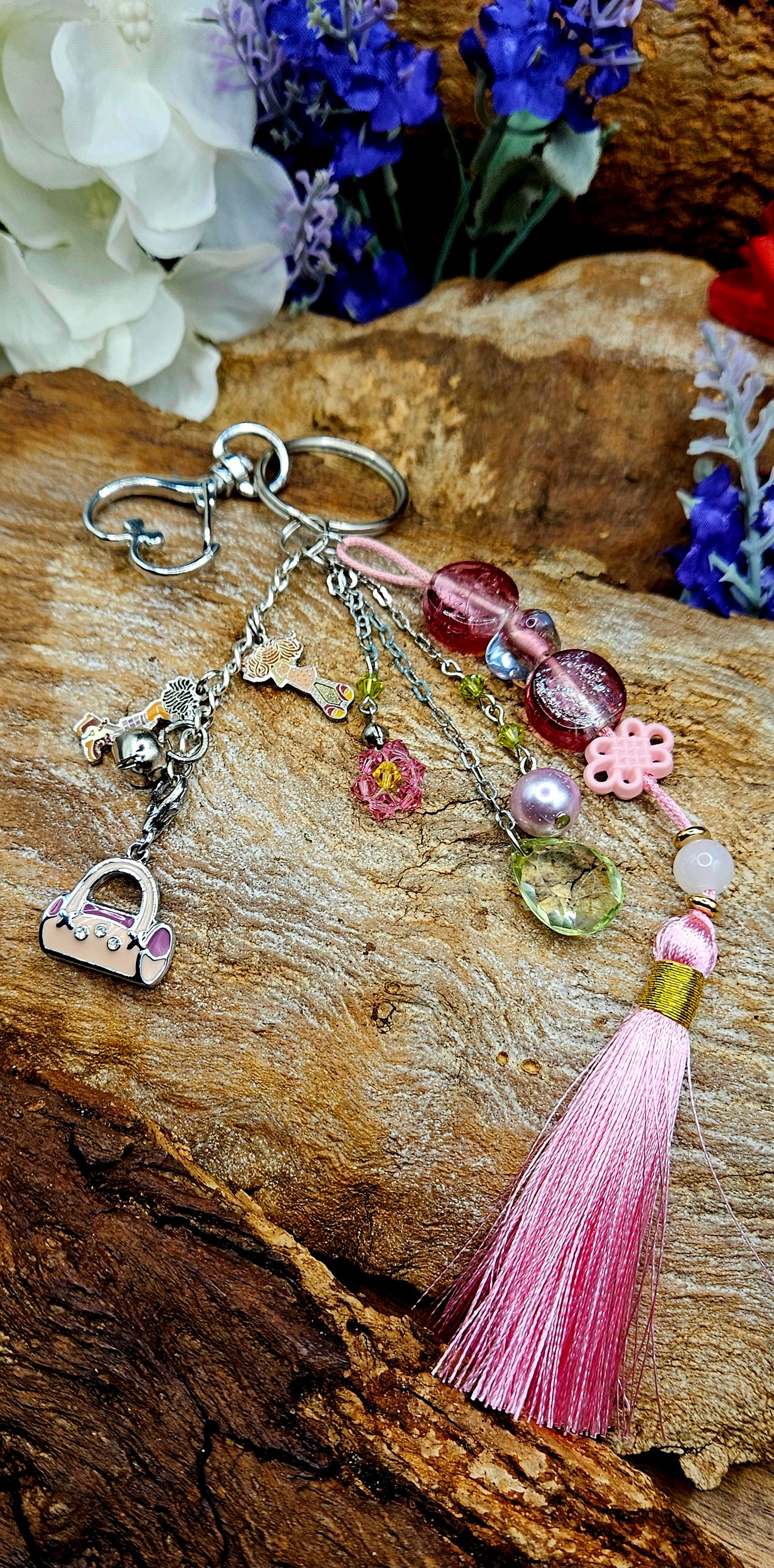 Keyring - Pretty in Pink