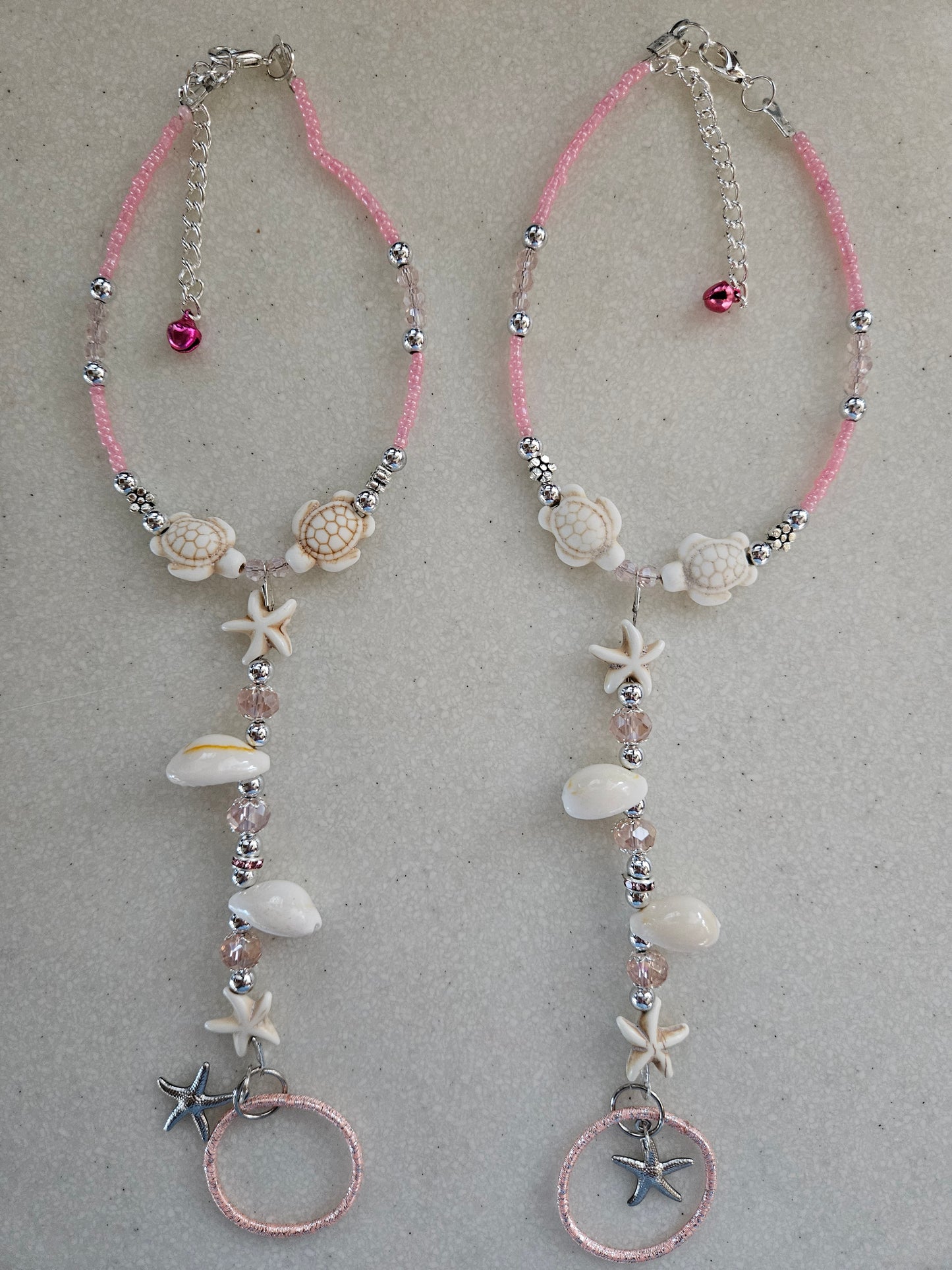 Footjools - Blush Shores