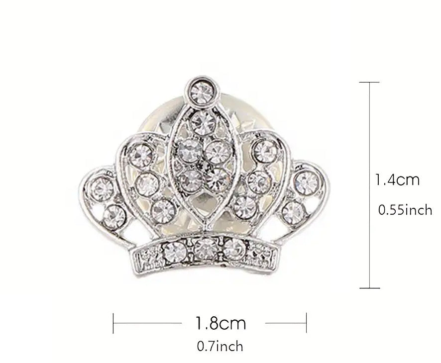 Silver Crown - Brooch/Pin