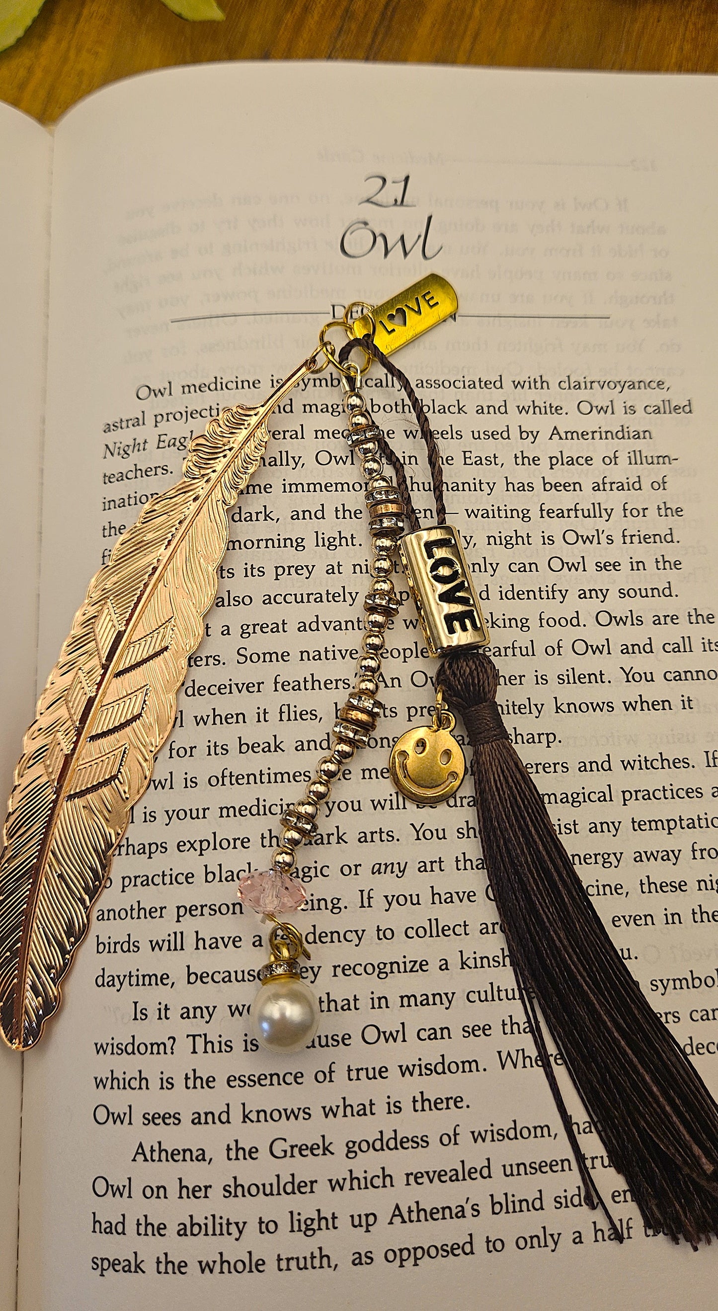 Bookmarks - Pinky Brown Gold