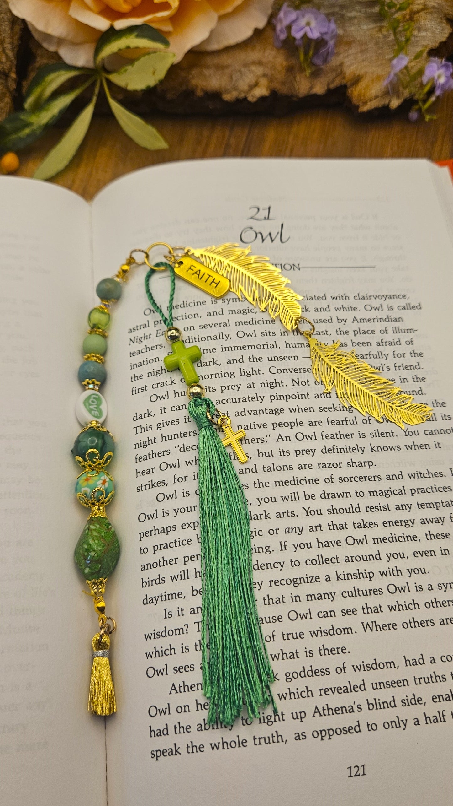 Bookmarks - Green Leaves