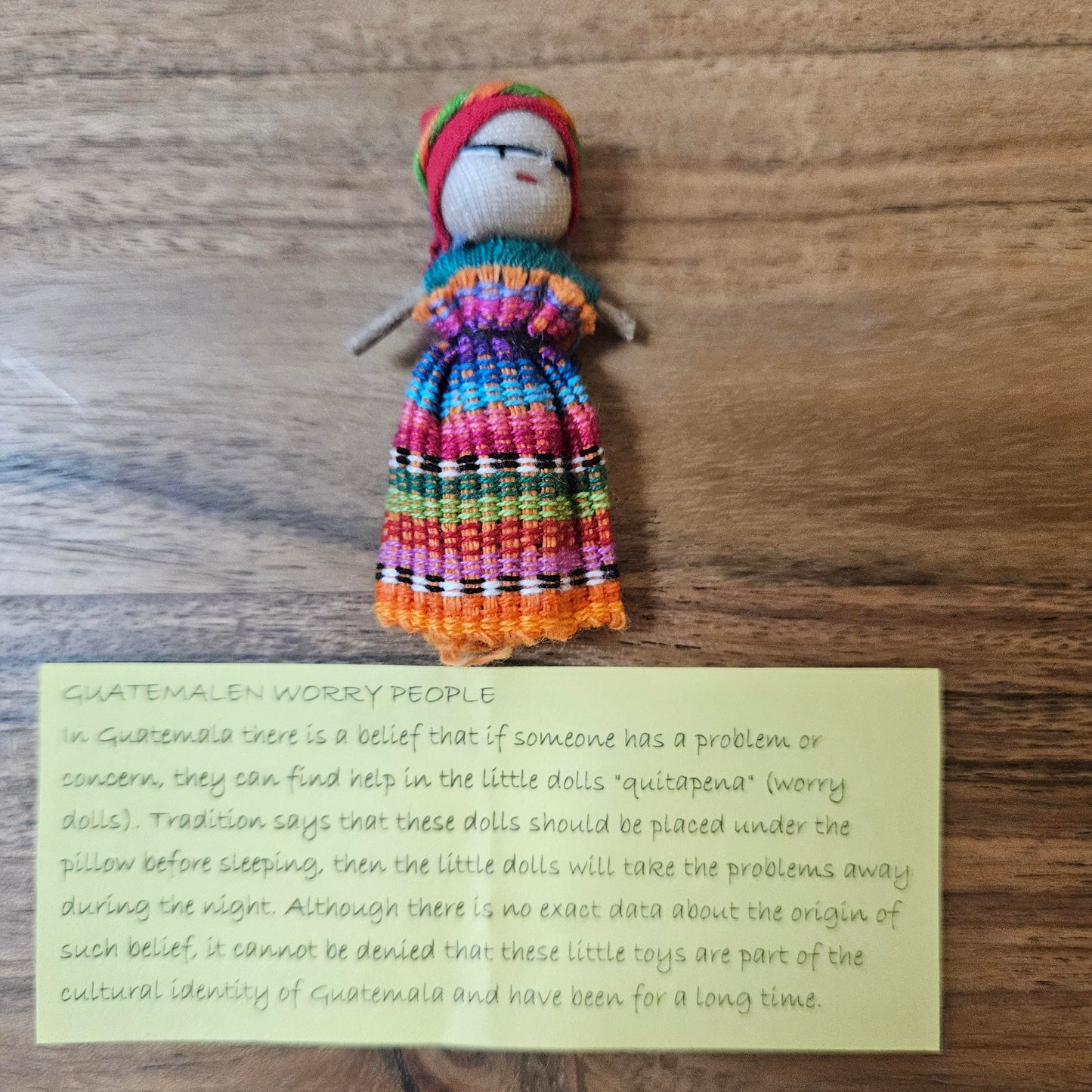 Guatemalan Worry Doll 17 (SINGLE ITEM)