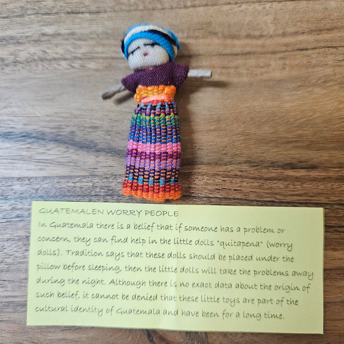 Guatemalan Worry Doll 19 (SINGLE ITEM)