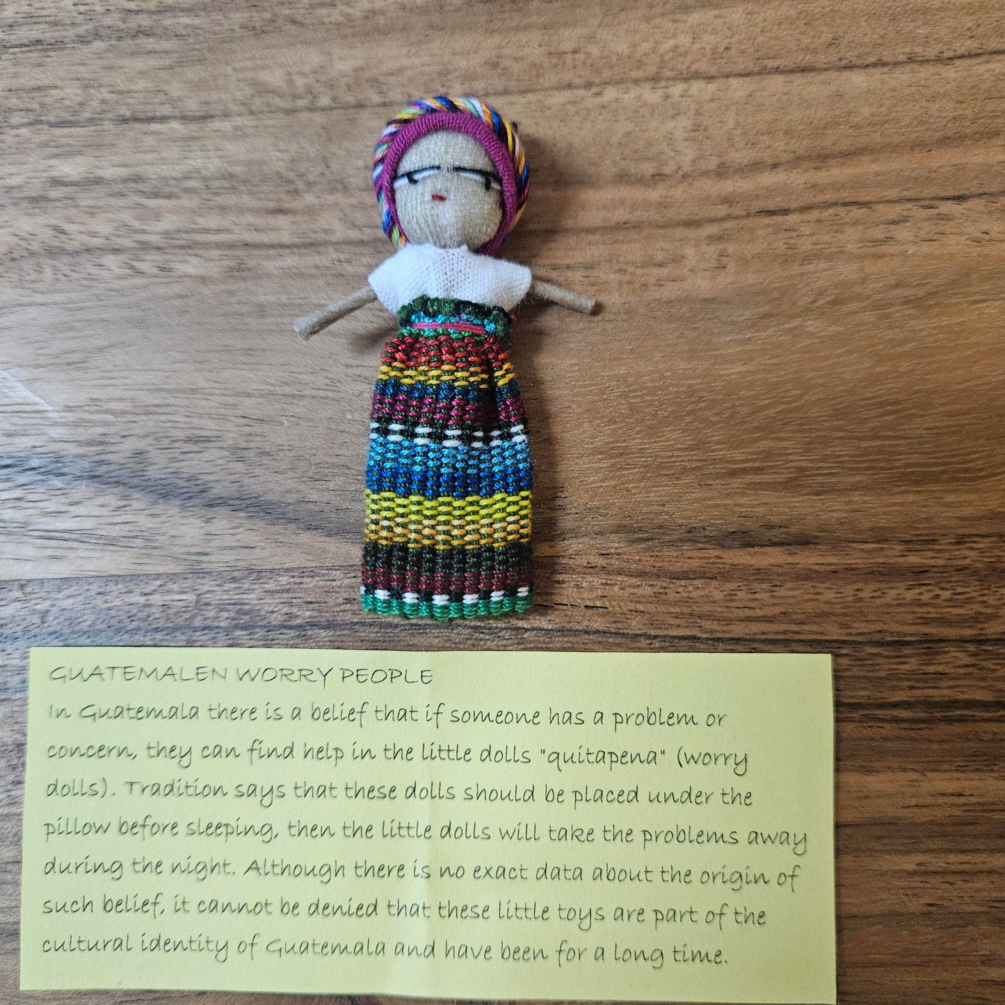 Guatemalan Worry Doll 14 (SINGLE ITEM)