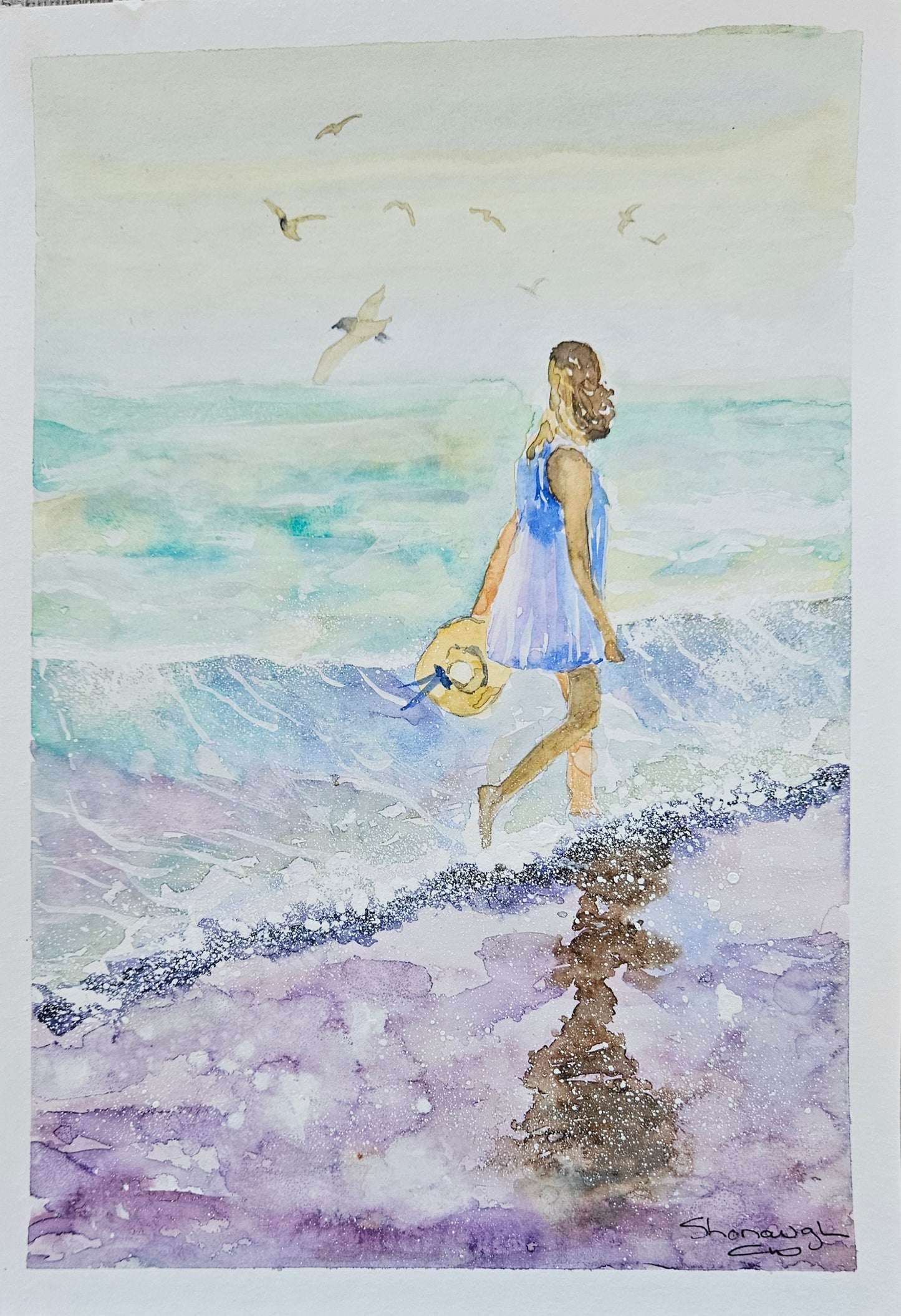 Art - 'Stroll on the Beach'