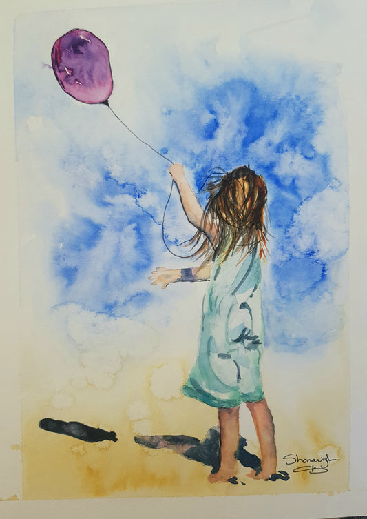 Art - Girl with ballon