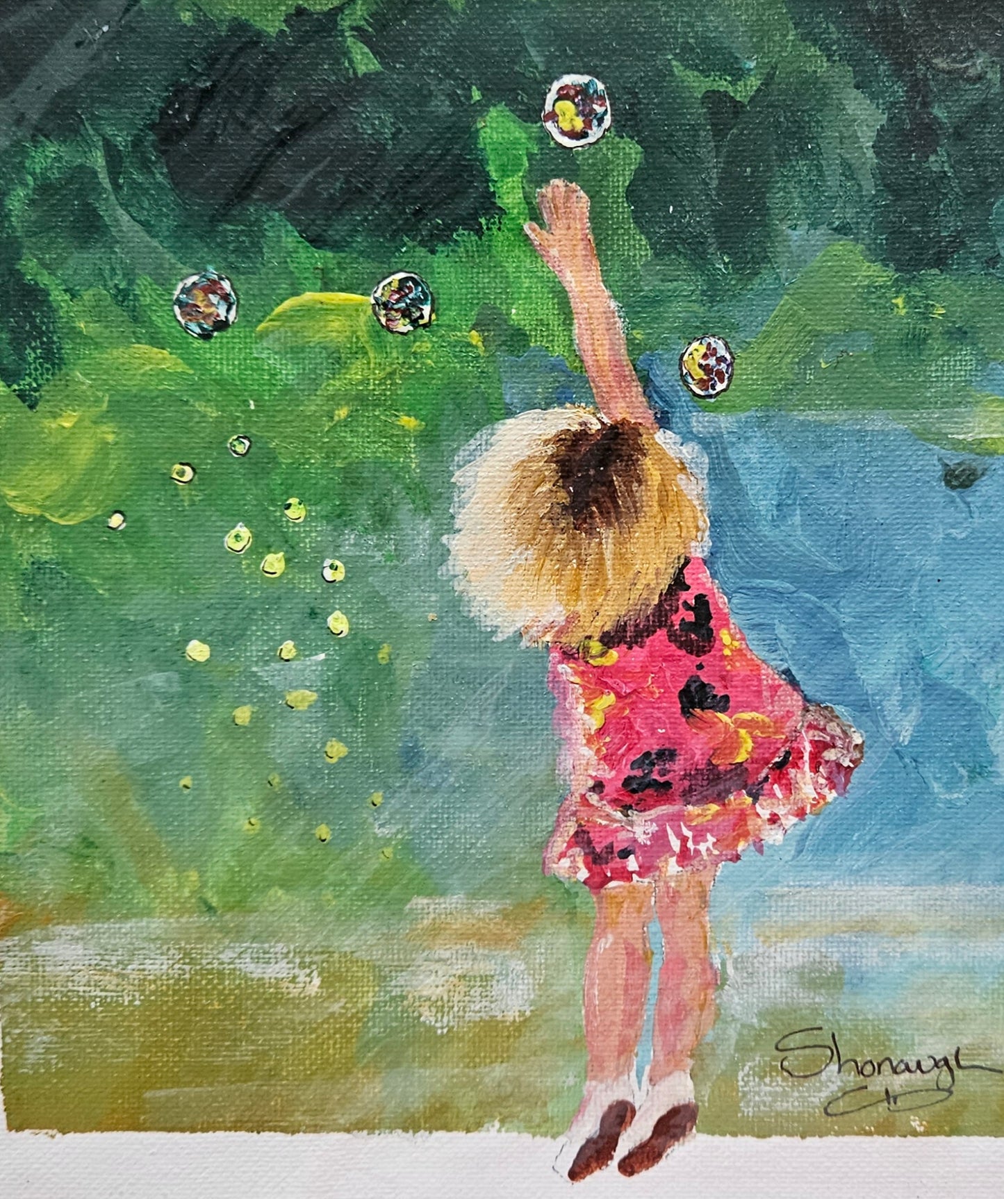 Art - 'Catching bubbles'