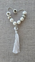 Mindfull Meditation Beads - 'Pearly Whites'