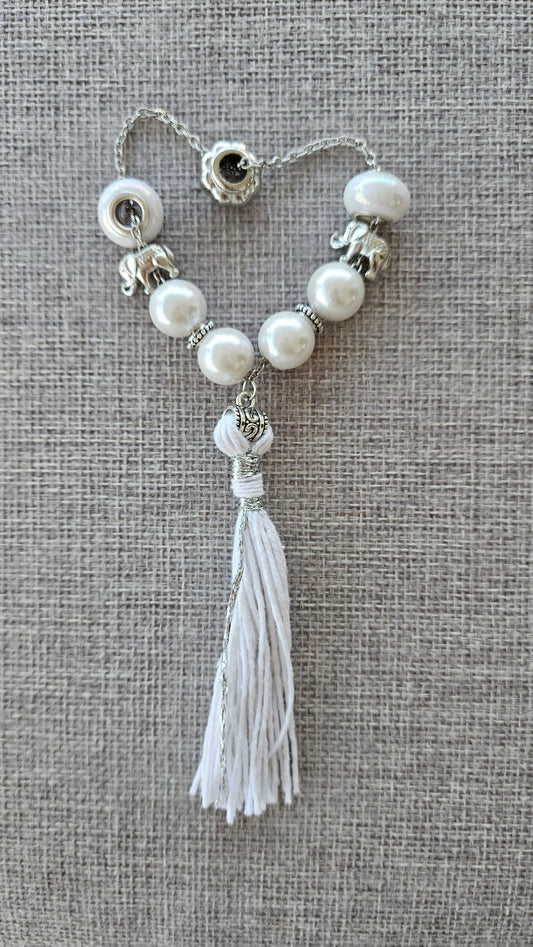 Mindfull Meditation Beads - 'Pearly Whites'