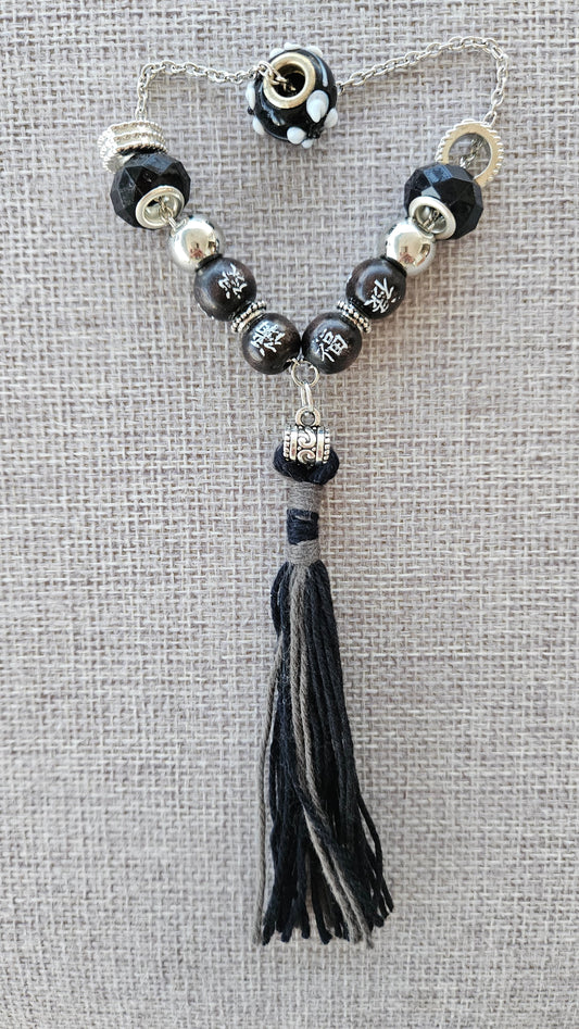 Mindfull Meditation Beads - 'Black Beauty'