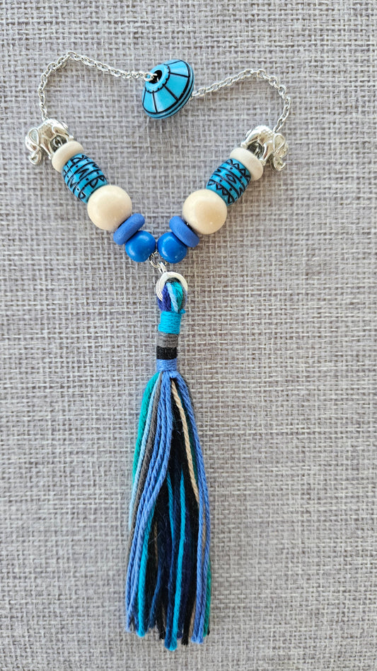 Mindfull Meditation Beads  - 'Blue Skye'
