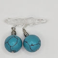 Earrings - Trade/Gemstone Beads - Turquoise