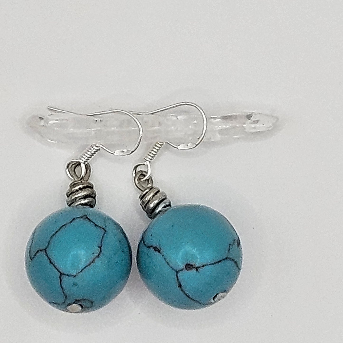 Earrings - Gemstone Glow Earrings - Turquoise