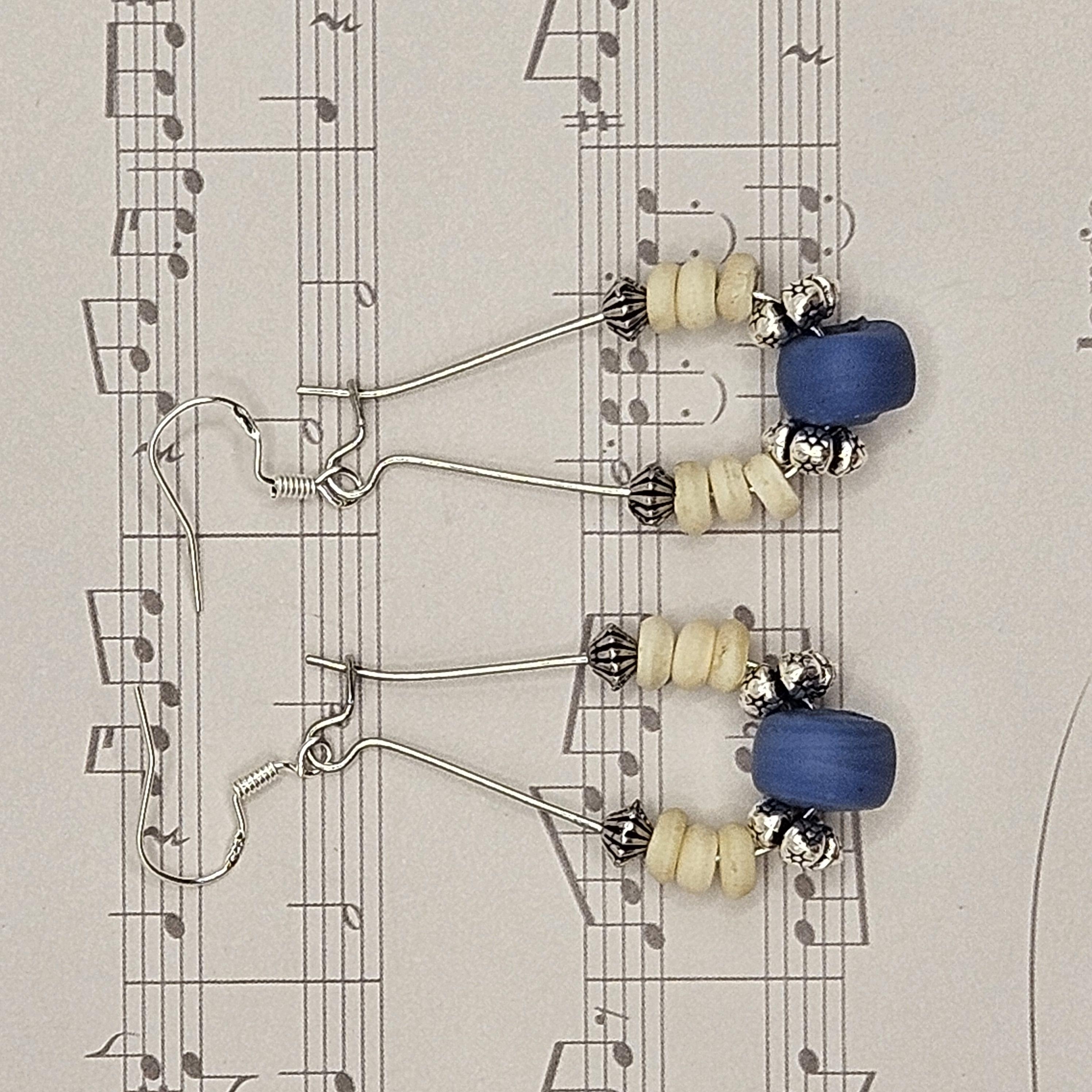 Earrings - Glass Bead - 1