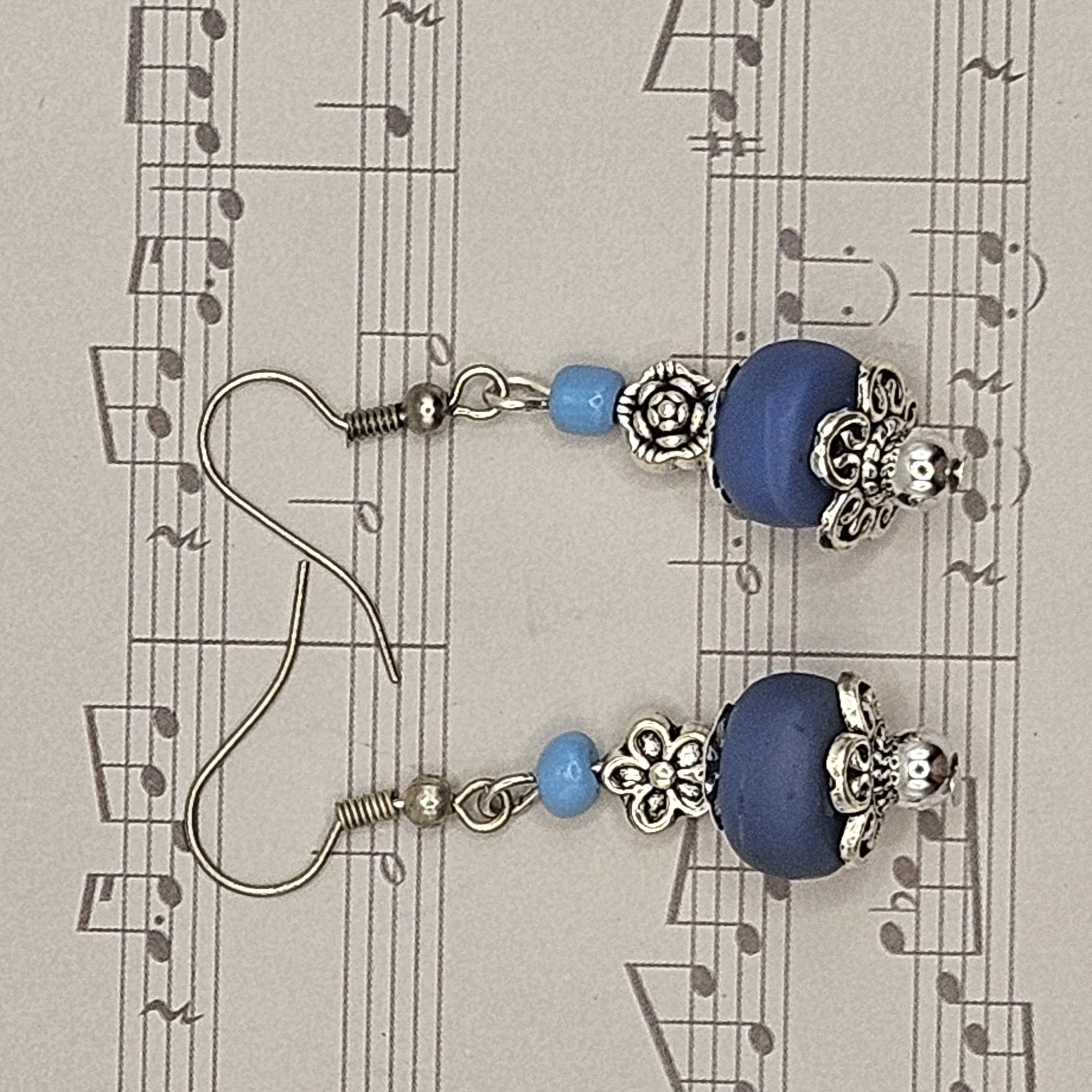 Earrings - Glass Bead - 2
