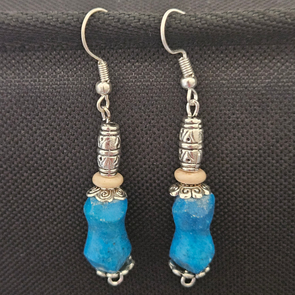 Earrings - Trade/Gemstone Beads