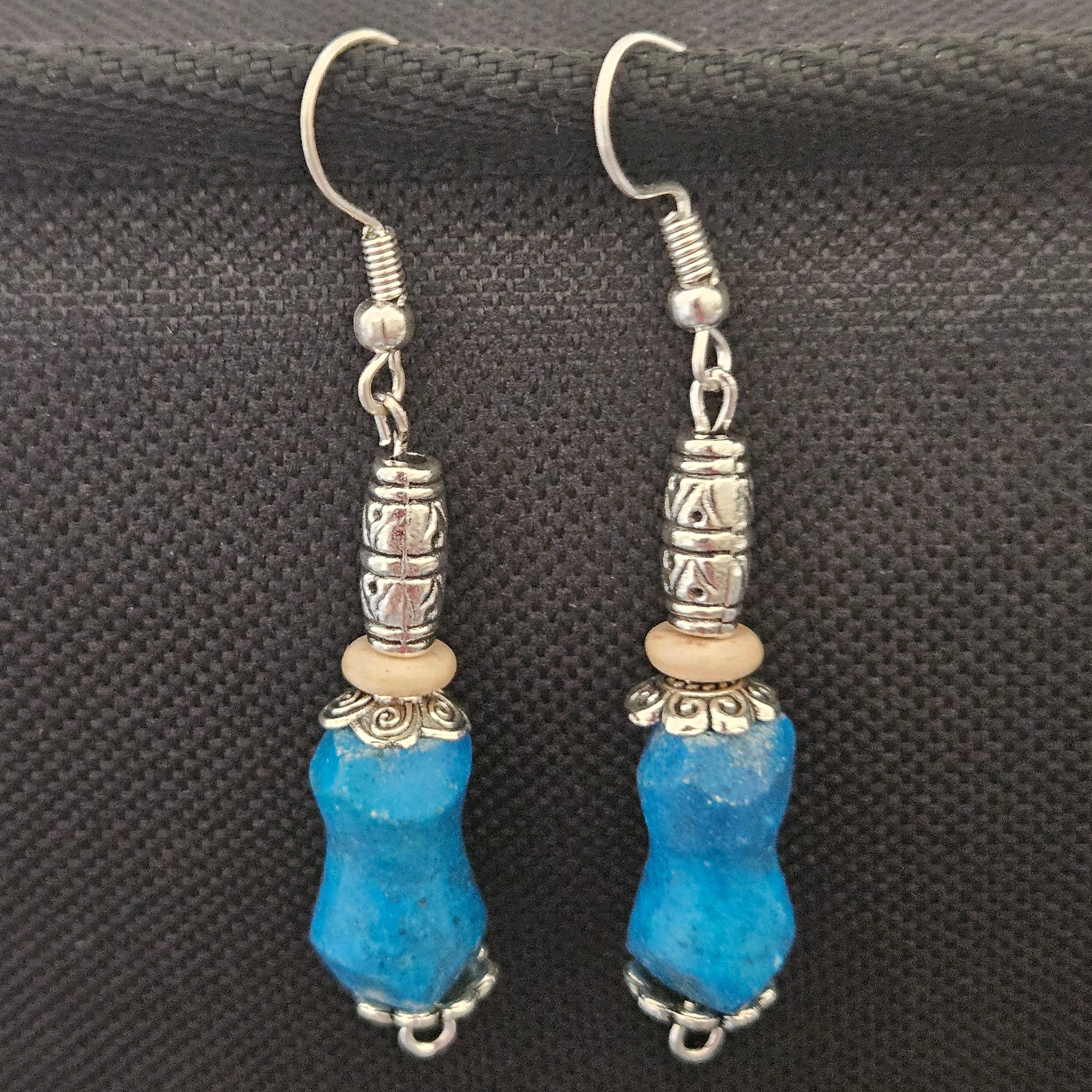 Earrings - Trade/Gemstone Beads