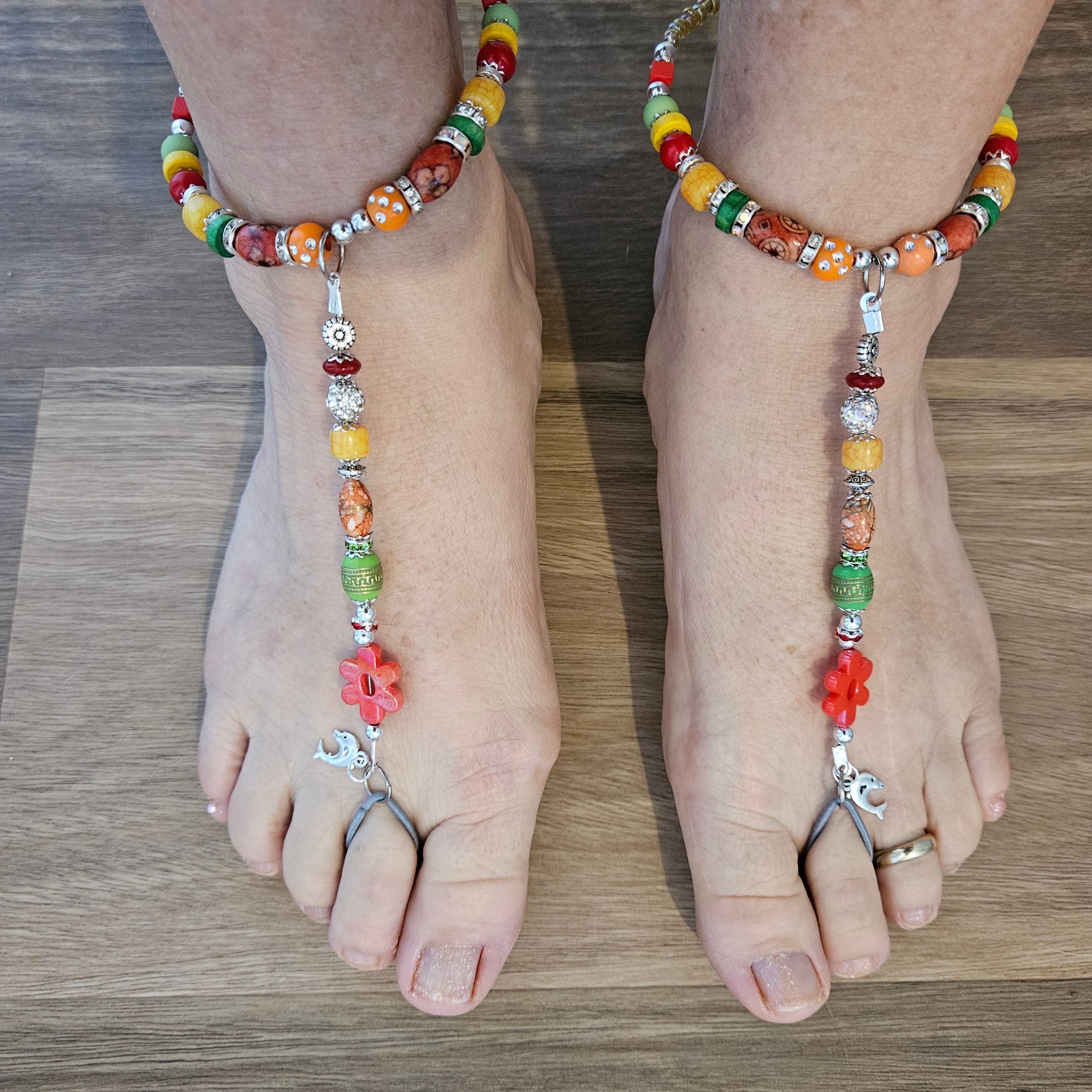 Foot Jewels - Rich Earth Tones