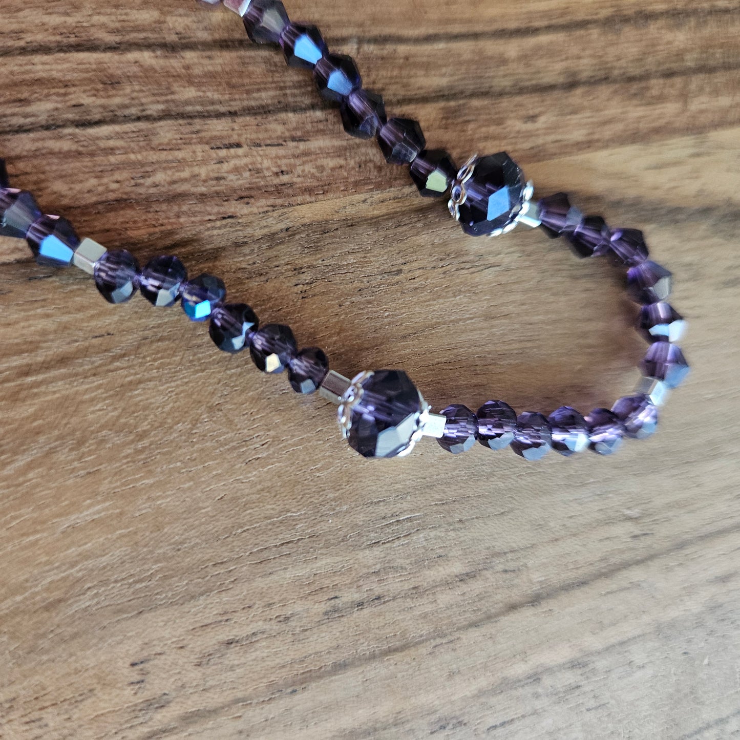 Bracelet - Unique Handmade Bracelets - Purple Circle