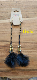 Hairwrap Earrings  - Silver Lining