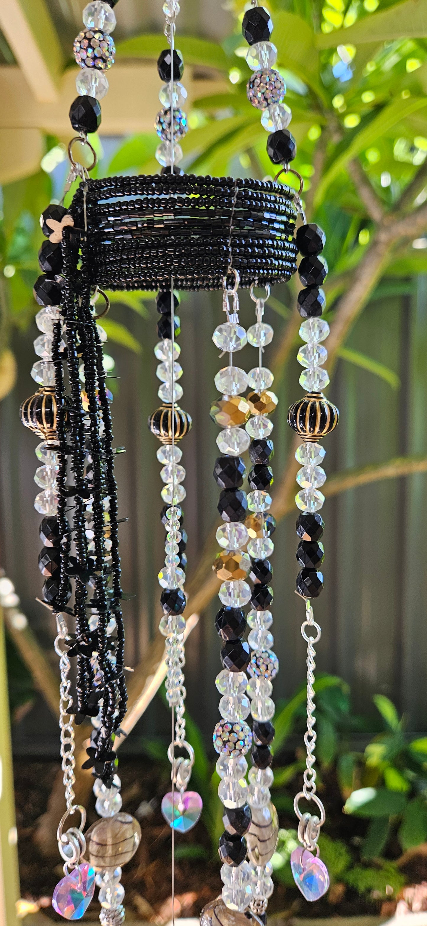 Sunlit Crystal Suncatchers - Black Diamond