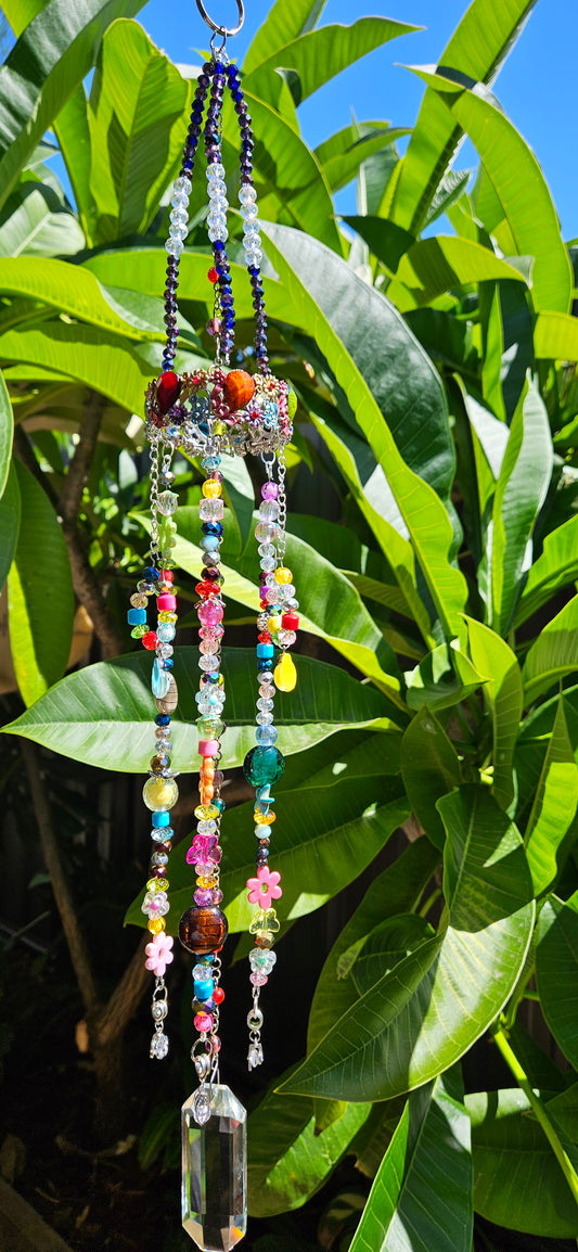 Sunlit Crystal Suncatchers - Flower Power