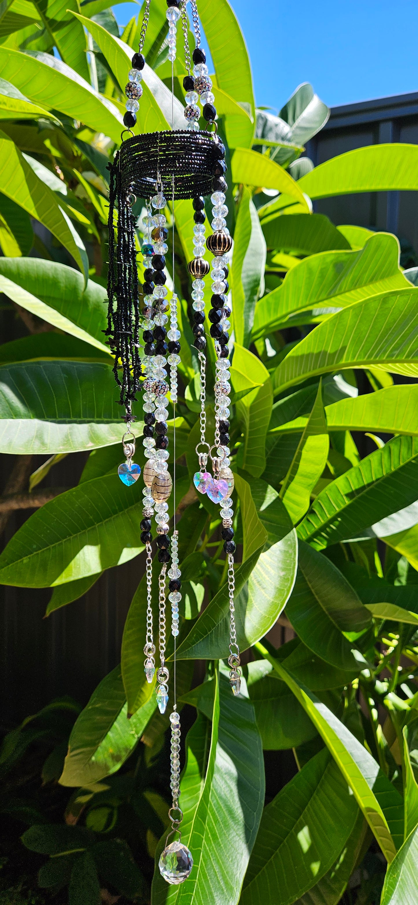 Sunlit Crystal Suncatchers - Black Diamond