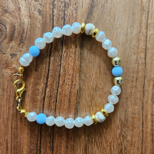 Charm Bracelet - Ocean Pearl Bliss