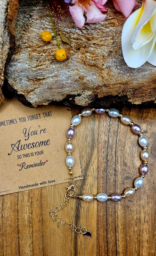 Bracelet - Moonlit Pearls