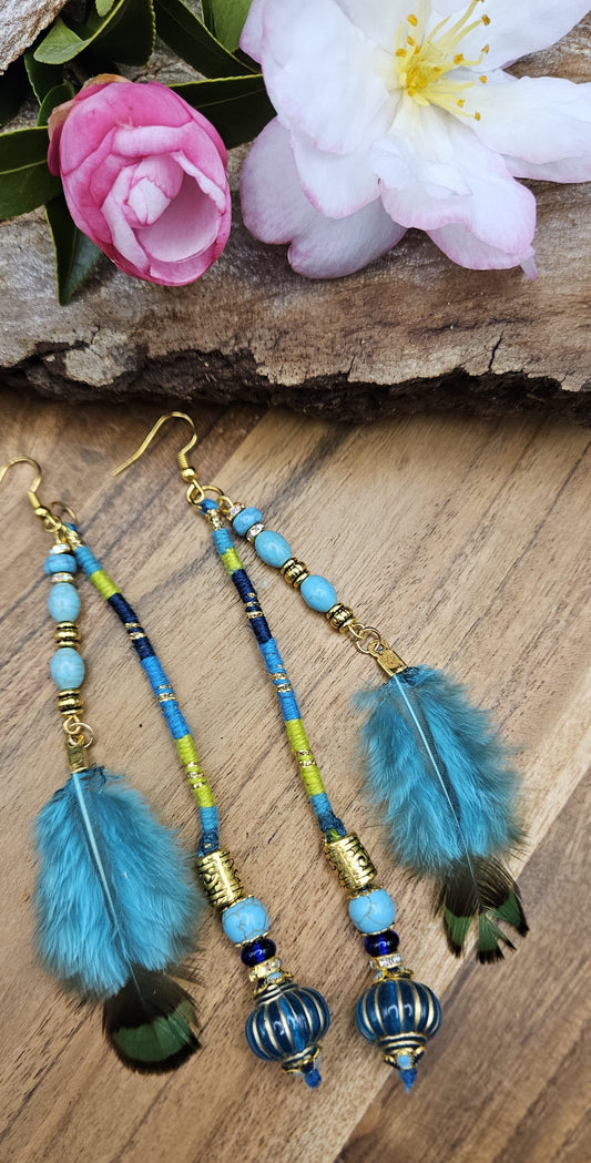 Earrings -Ocean Fern