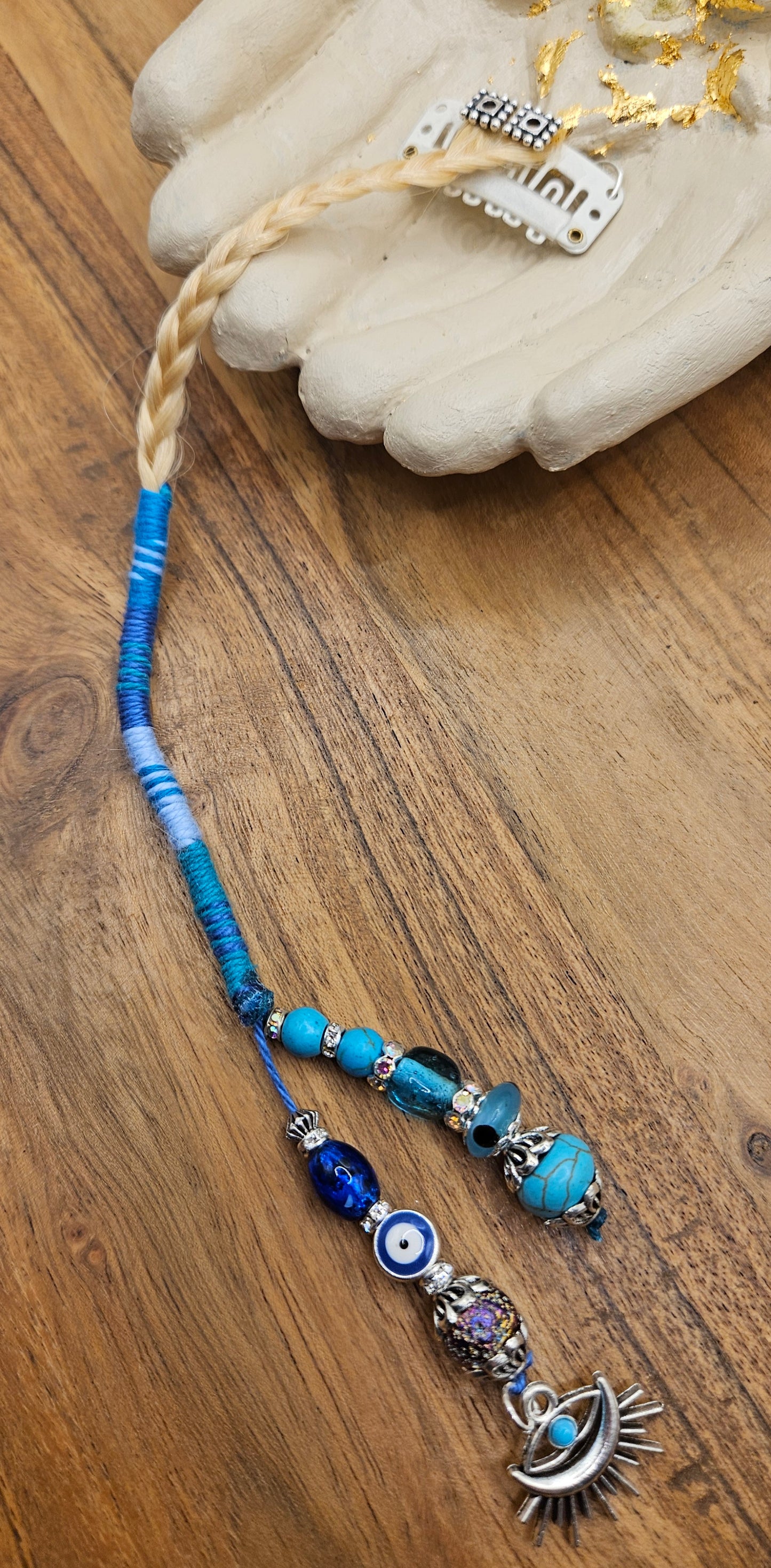 Hairwraps - Turquoise Blonde