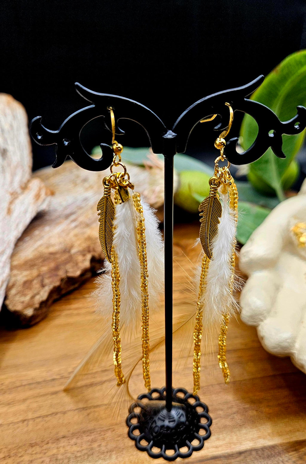 Hairwrap Earrings - Elegant