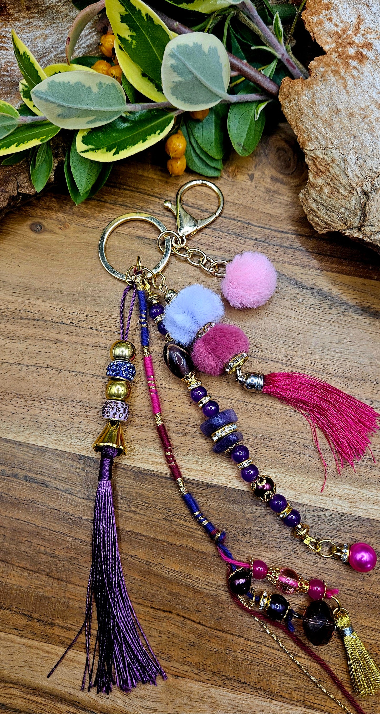 Bag or keyring Blessings- Petal Whirl