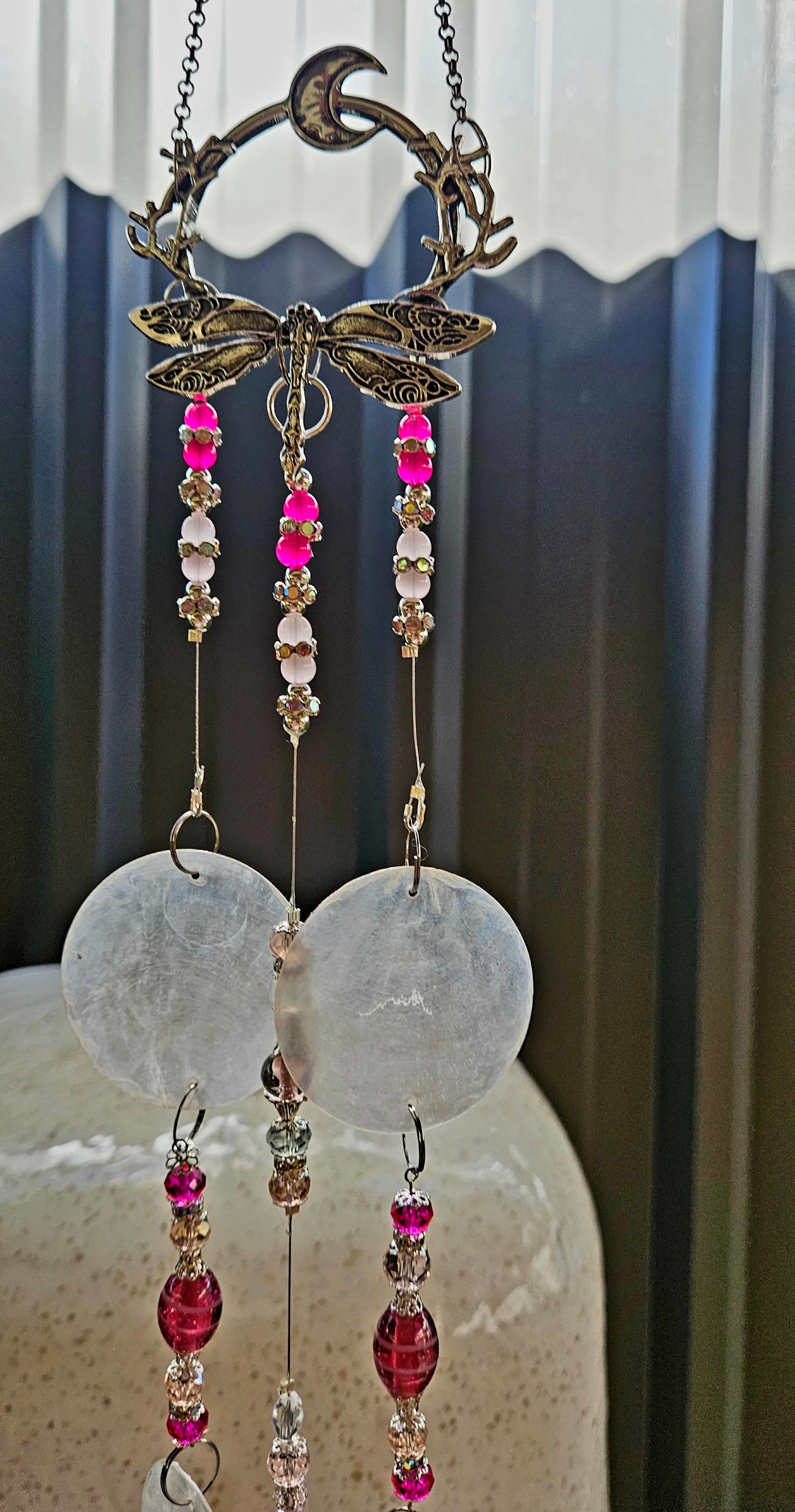 Suncatchers/Windchime - Pink Dragonfly