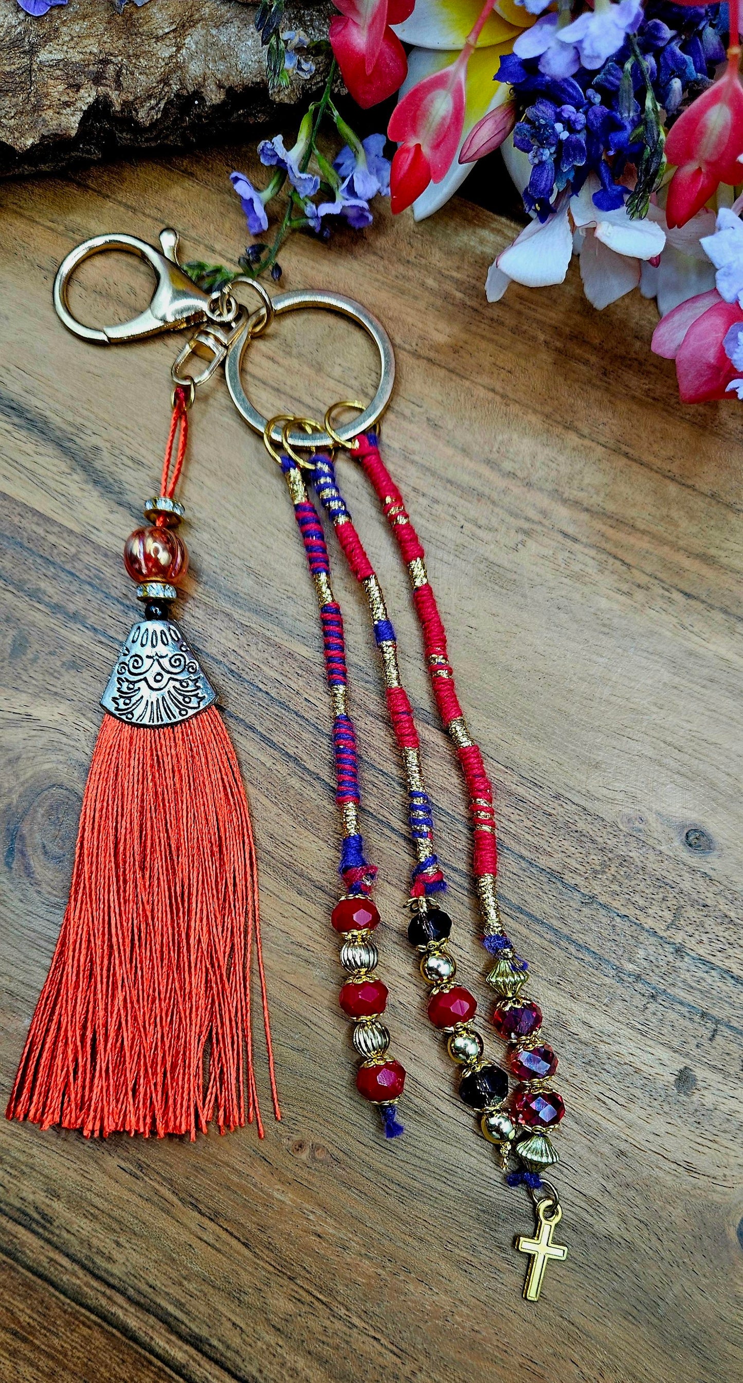 Bag Bling/Keyring - Lady in Red