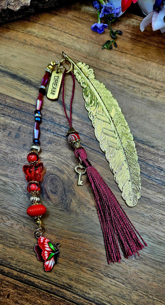 Bookmarks - Red Butterfly