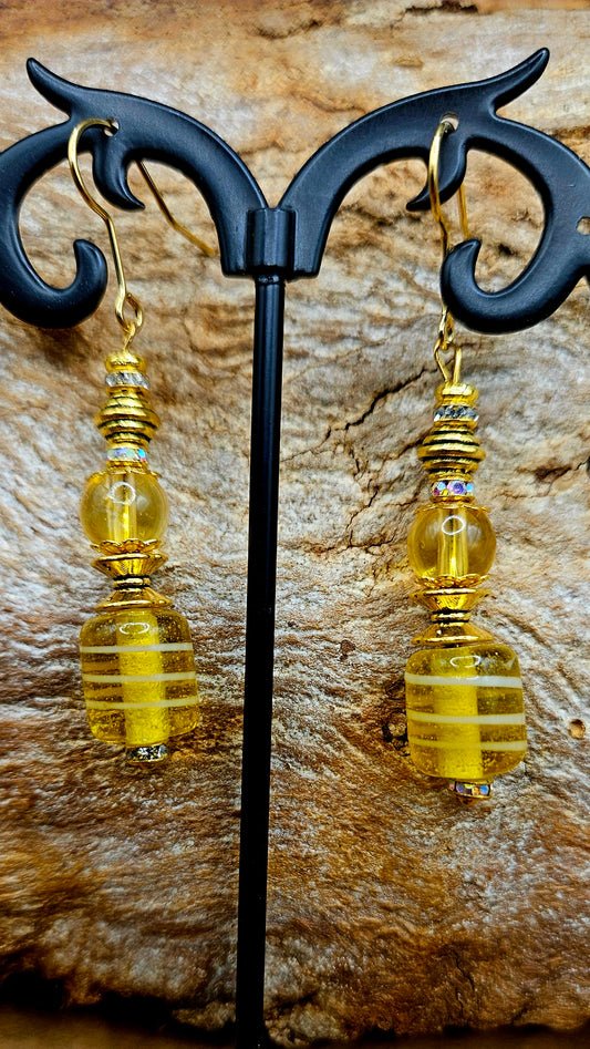 Earrings - Honey Gold