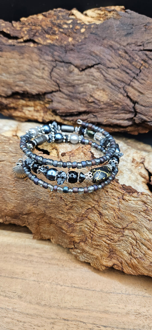 Bracelet -Midnight Steel