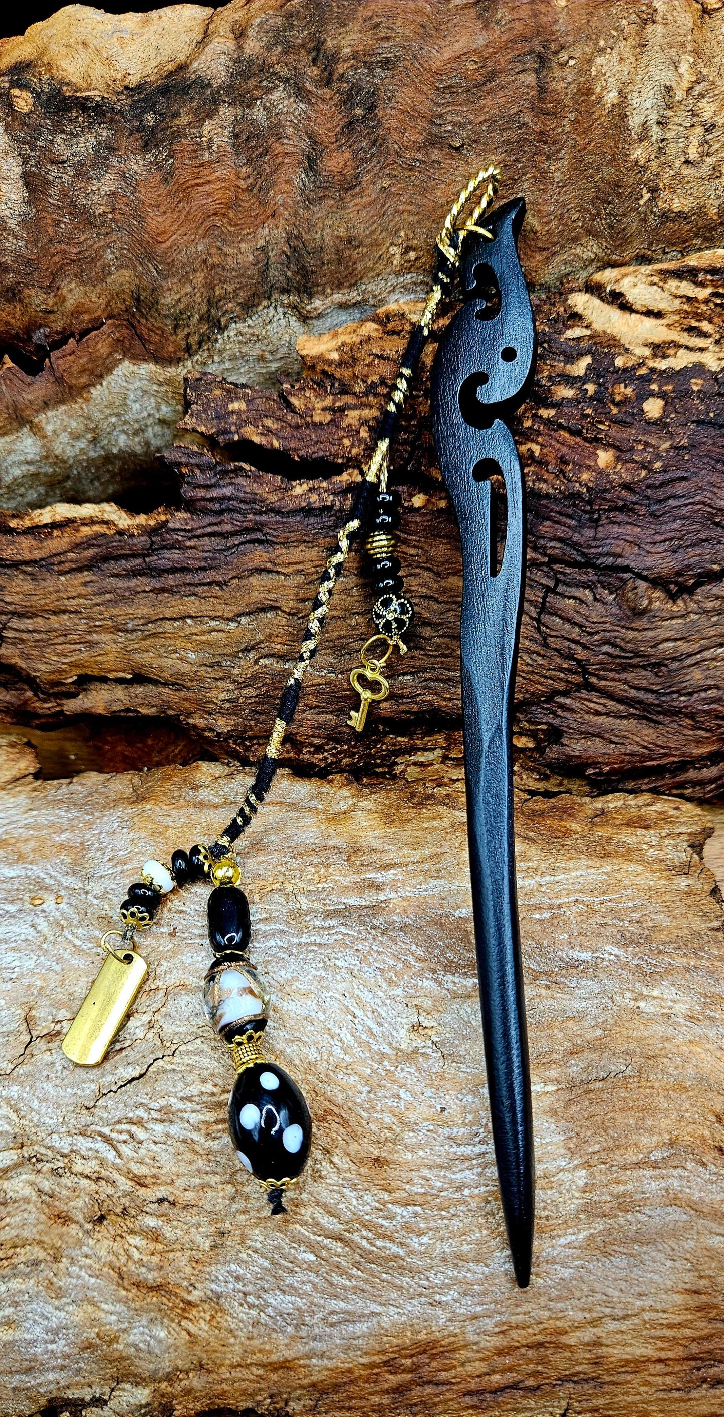 Hair Pin - Black Beauty