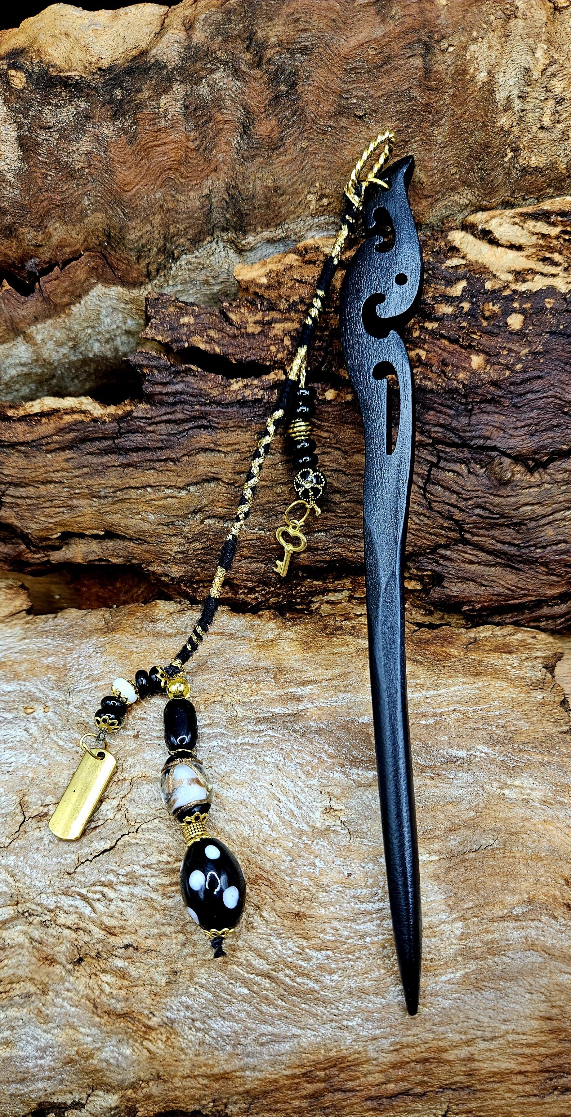 Hair Pin - Black Beauty